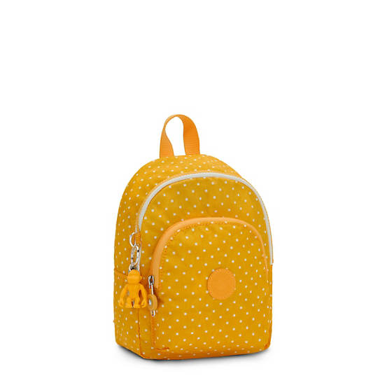 Kipling Curtis Compact Printed Convertible Rugzak Geel | BE 1545DF